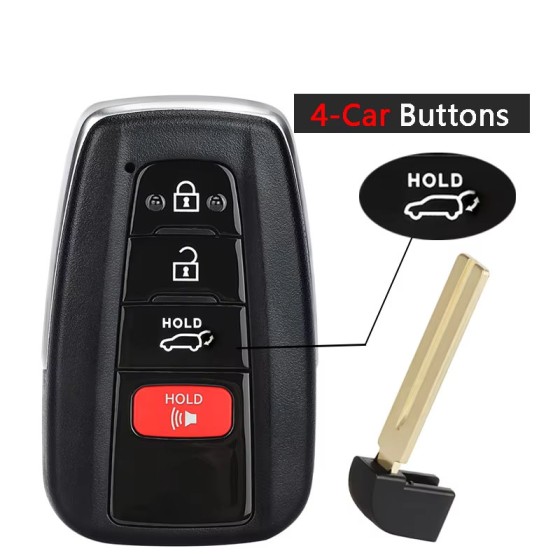 2022-2024 Toyota RAV4 / 4-Button Smart Key / PN: 8990H-42690 / HYQ14FLA (AFTERMARKET)
